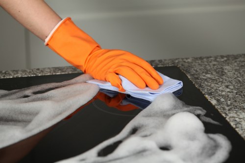 Protected carpet cleaning payment processing screen