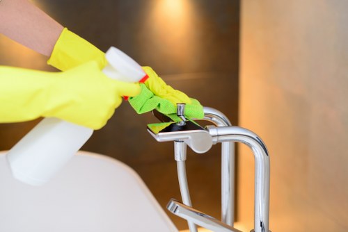 Professional upholstery cleaning in a Homerton living room