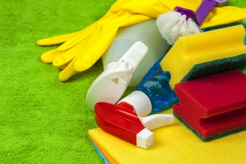 Upholstery cleaning process for a fabric sofa in Homerton